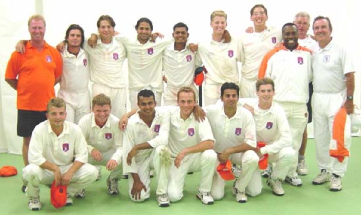 The Dutch batting at the ATeam Tournament