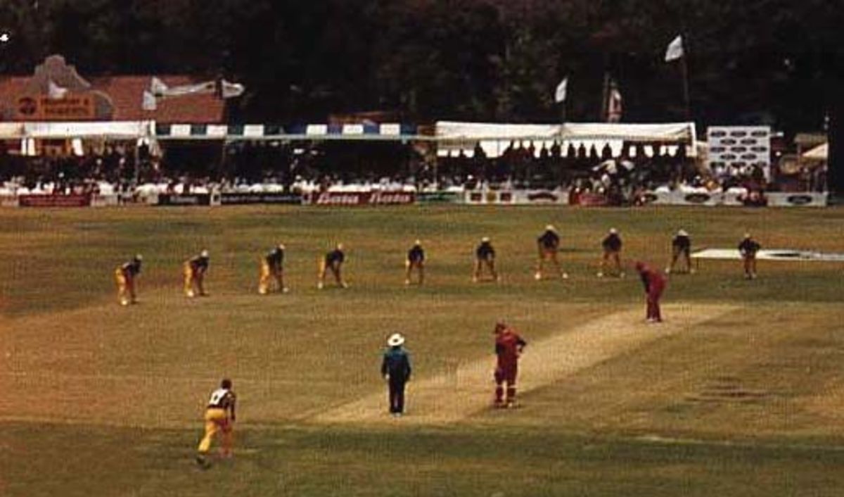 9 Slips fielding in inaugural Australia v Zimbabwe Series