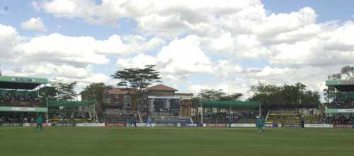 The match is Kenya v India at the  ICCKO tournament.