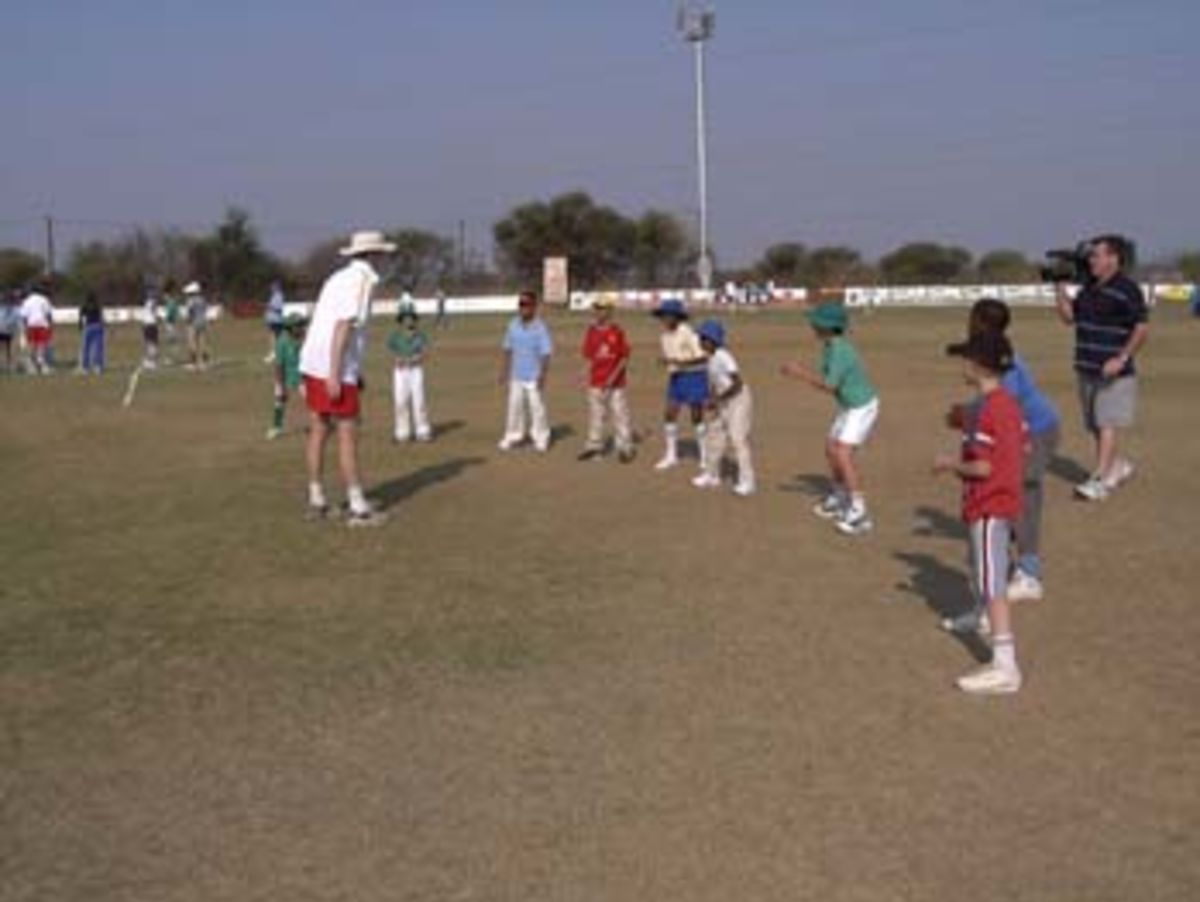 James Franklin After His Hat trick In The First Test At Dhaka 