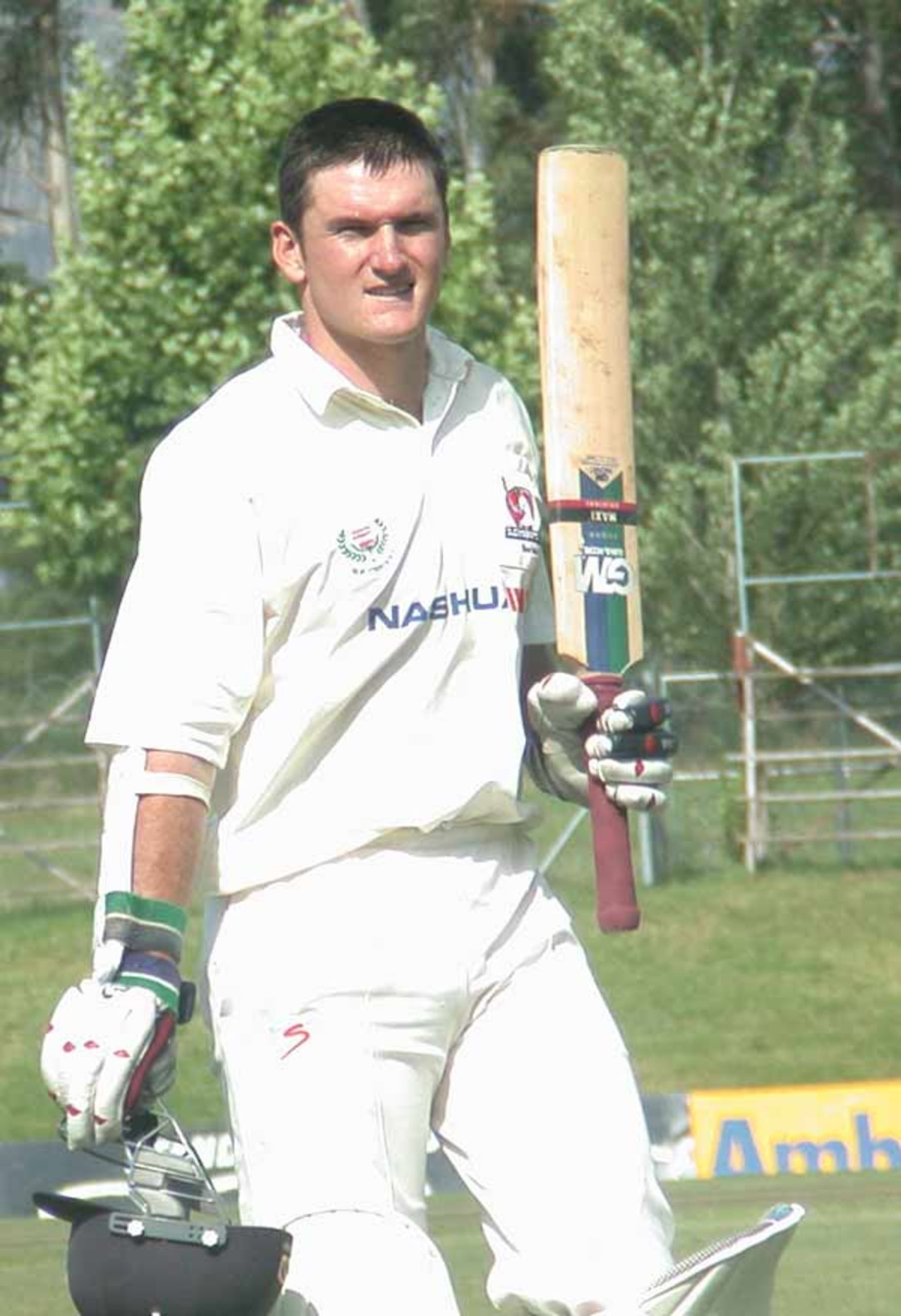 WP opening batsman Andrew Puttick watches as the ball loops in the
