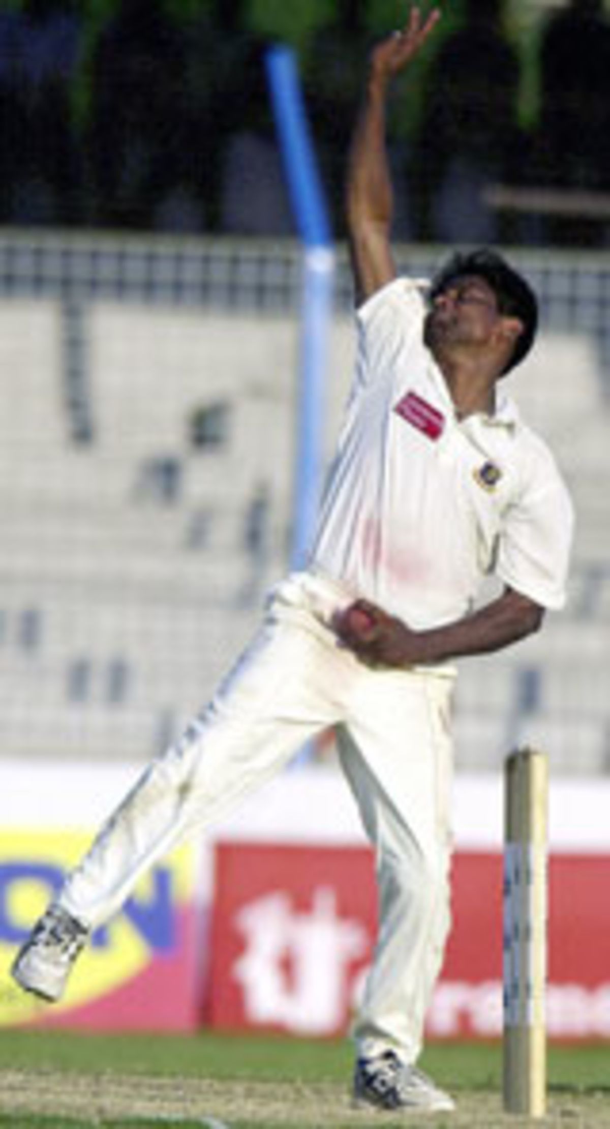 Mohammad Rafique bowling