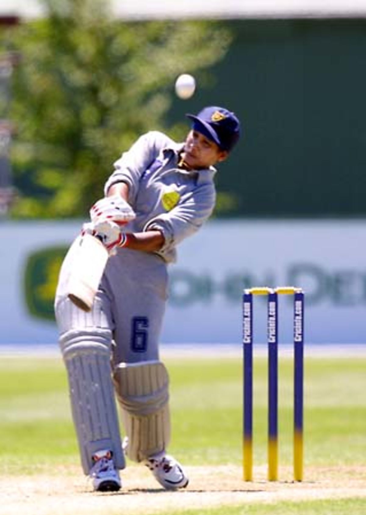 Silva pops the ball up to be caught off the bowling of Clare Taylor ESPNcricinfo