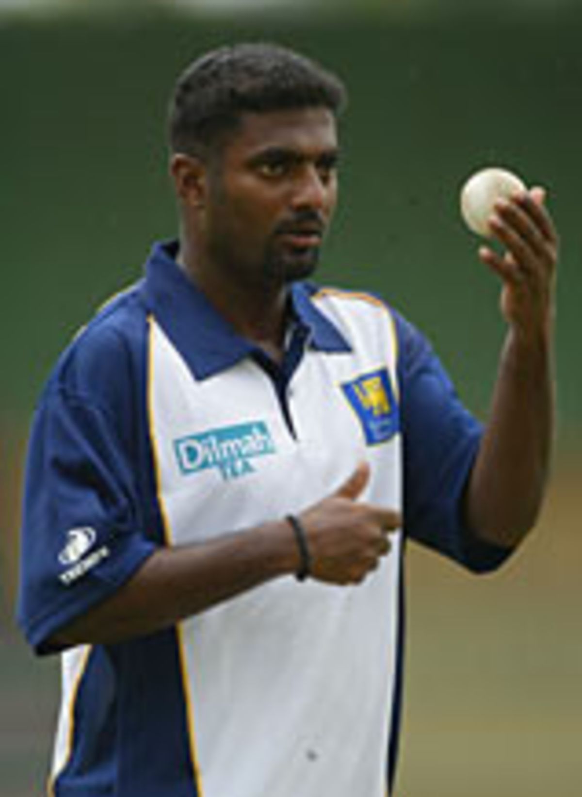 Muttiah Muralitharan in the nets
