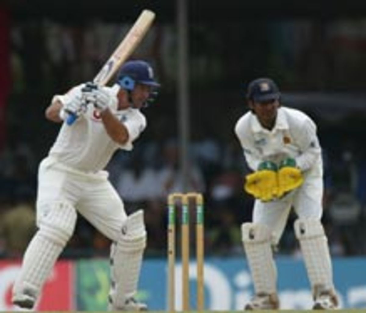 Graham Thorpe shows a deft touch as he collects more runs ...