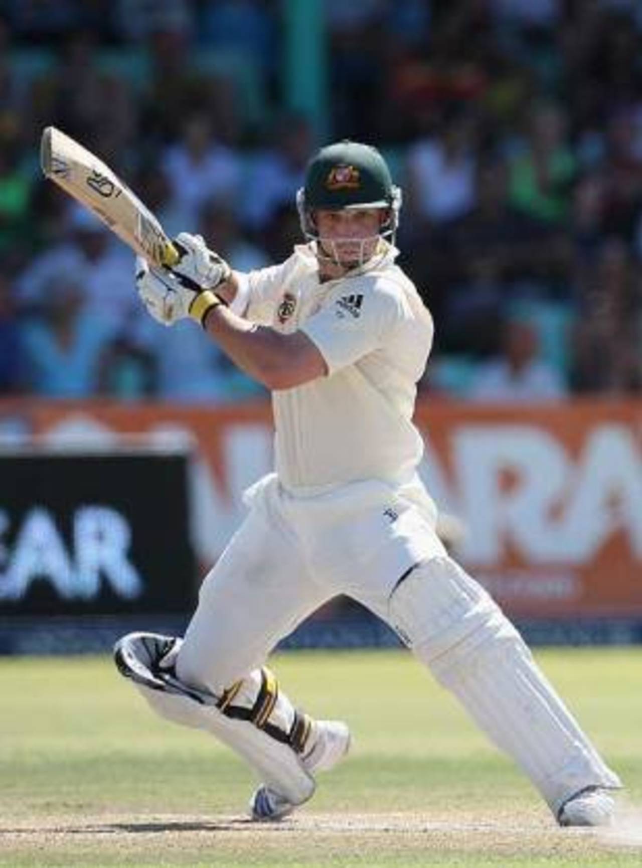 Phillip Hughes was in fine form, hitting his second ton of the Test, South Africa v Australia, 2nd Test, Durban, 3rd day, March 8, 2009