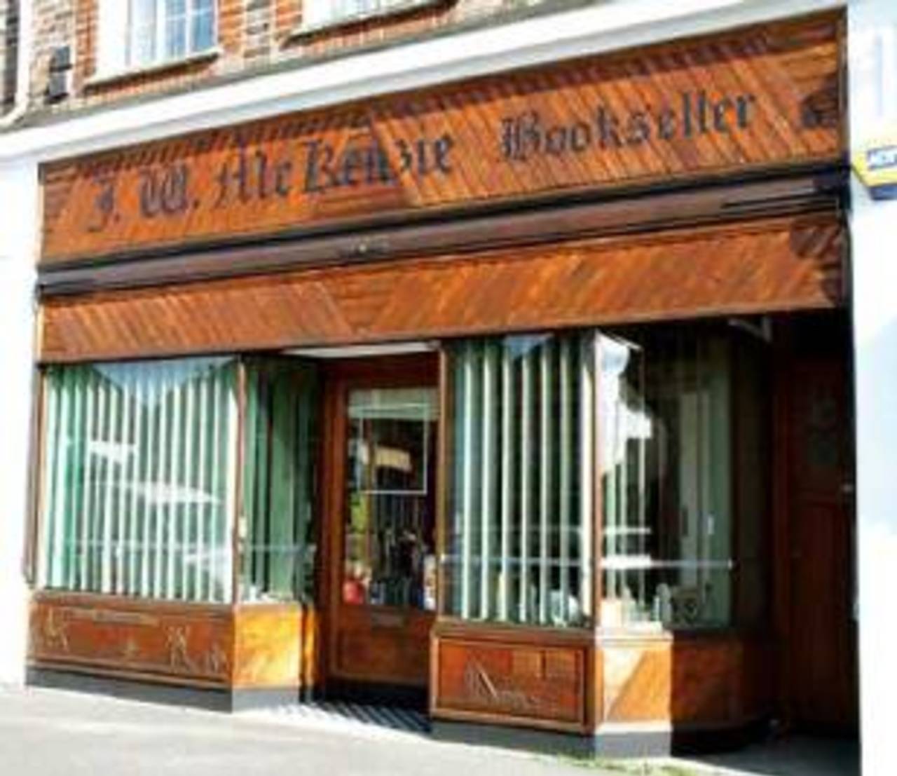 The JW McKenzie cricket bookshop in Surrey