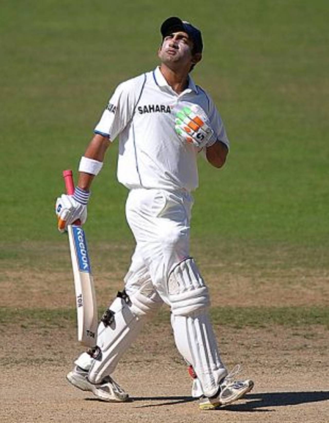 Gautam Gambhir reaches fifty, New Zealand v India, 2nd Test, Napier, 4th day, March 29, 2009