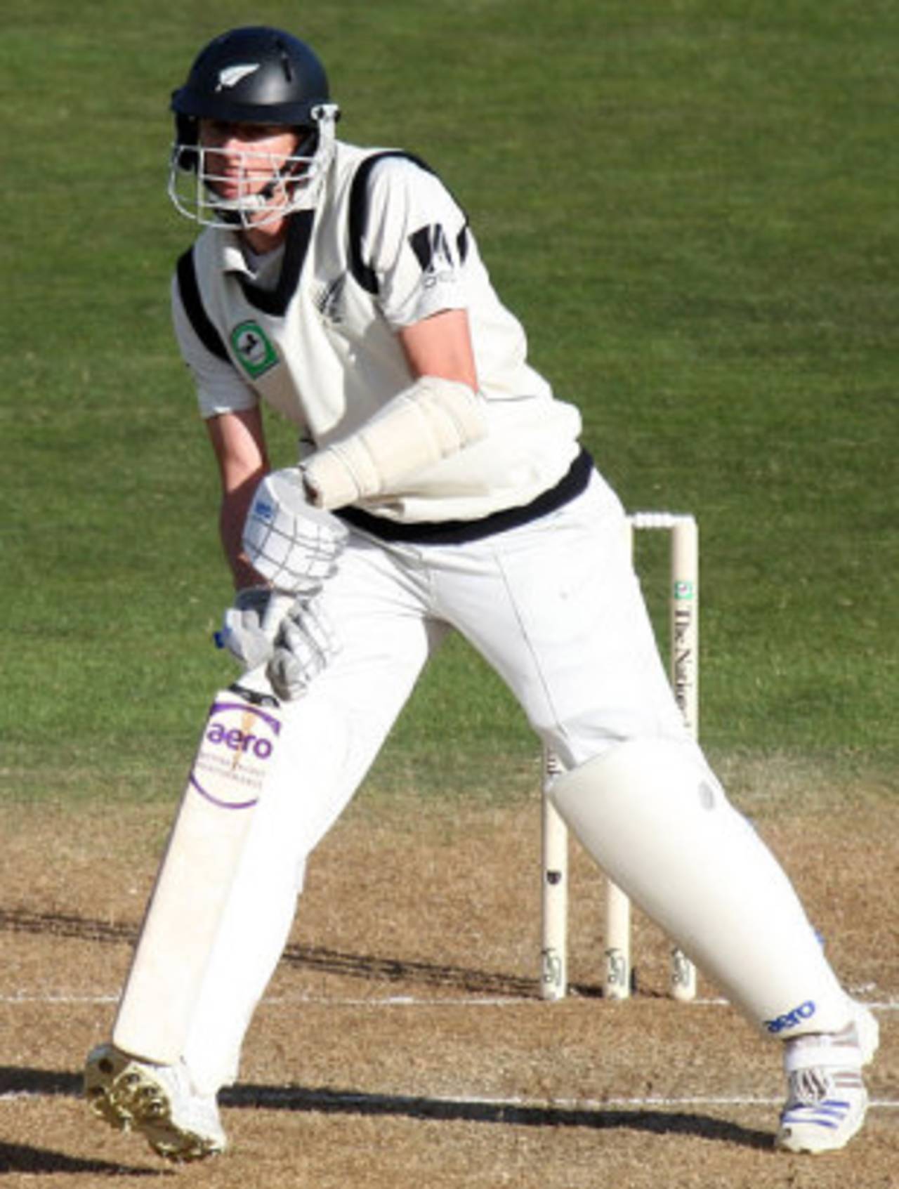 Iain O'Brien scored 19, New Zealand v India, 3rd Test, Wellington, 2nd day, April 4, 2009