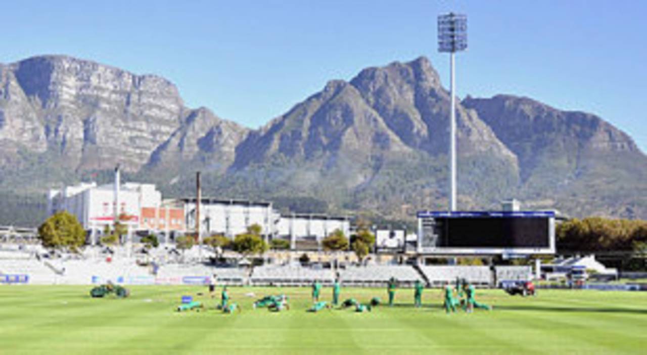 The South Africans train at Newlands, Cape Town, April 7, 2009