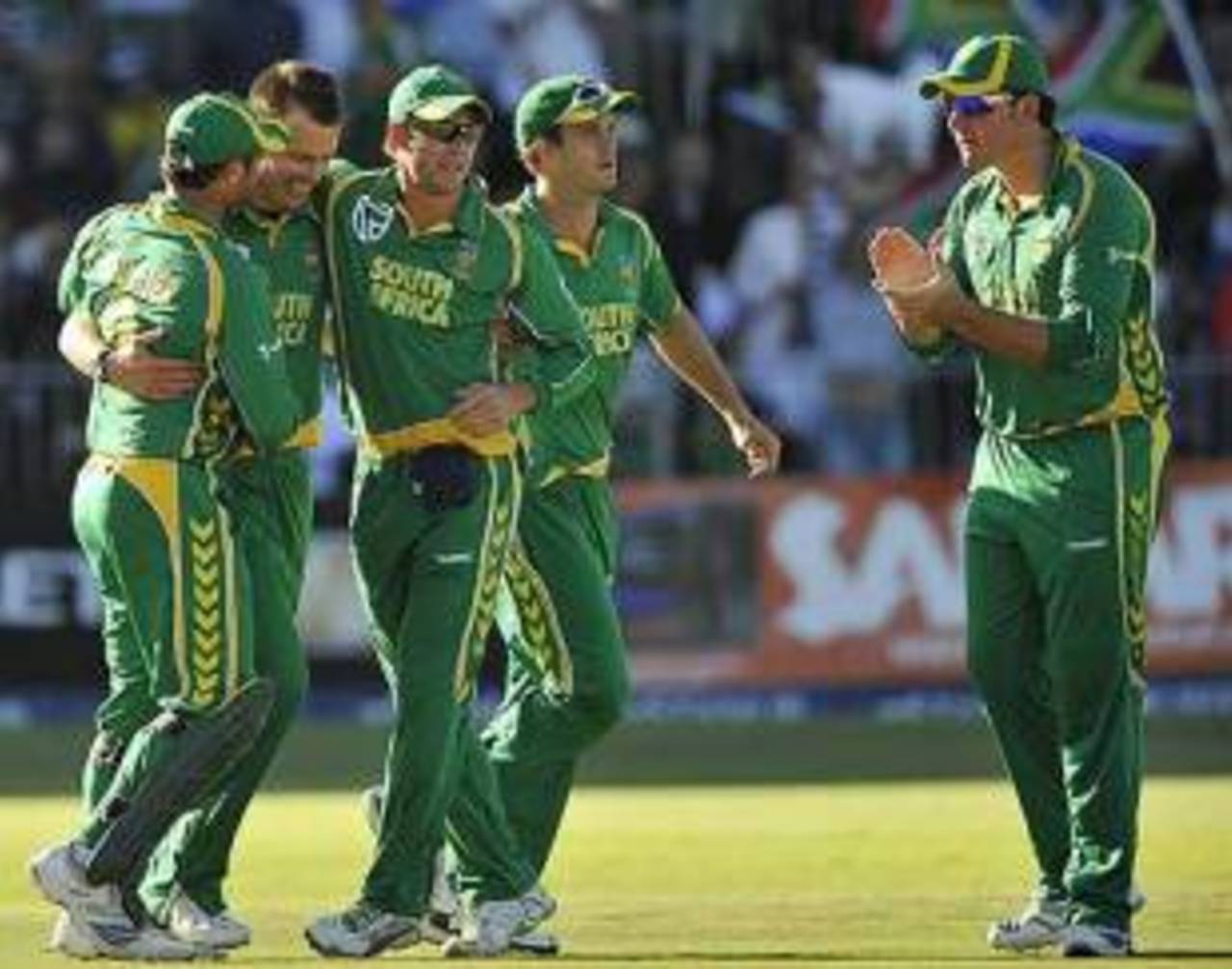 South Africa have had plenty to celebrate when playing ODIs in home conditions over the last five years&nbsp;&nbsp;&bull;&nbsp;&nbsp;AFP