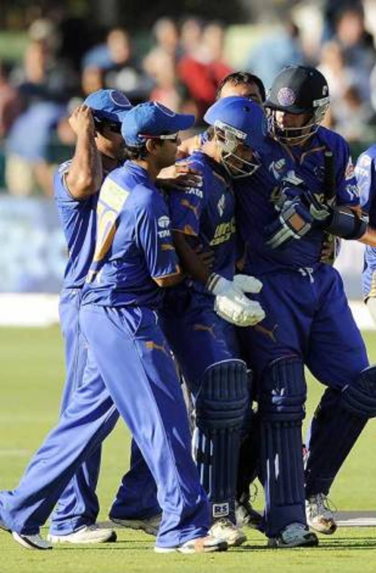 Abhishek Raut was Rajasthan's man of the moment, Deccan Chargers v Rajasthan Royals, IPL, 25th match, Port Elizabeth, May 2, 2009