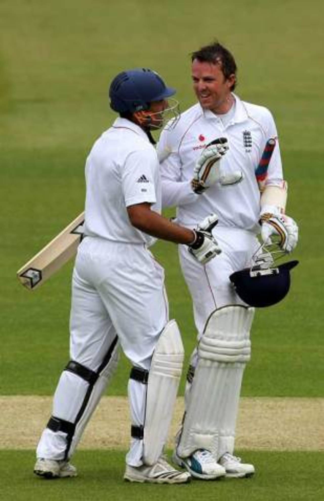 Graeme Swann cracked his maiden Test fifty while Ravi Bopara (left) made 143 in his first attempt at No.3&nbsp;&nbsp;&bull;&nbsp;&nbsp;Getty Images