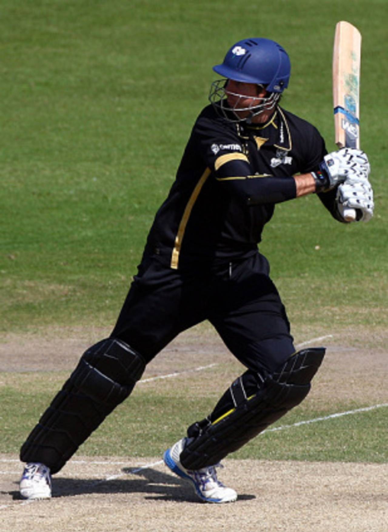 Michael Vaughan angles down to third man, Sussex v Yorkshire, Friends Provident Trophy, Hove, May 18, 2009