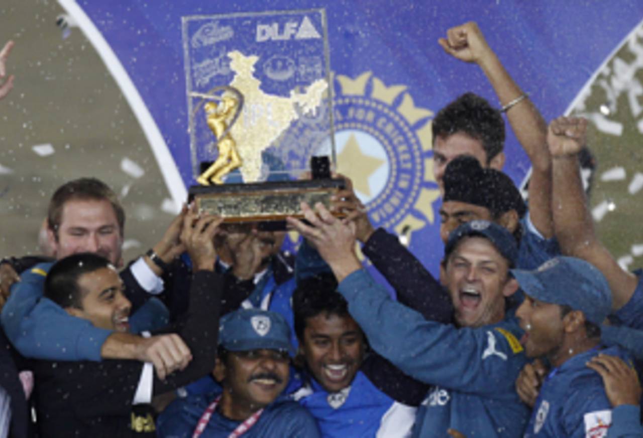 Deccan Chargers prevailed over Royal Challengers Bangalore in a thrilling final by six runs&nbsp;&nbsp;&bull;&nbsp;&nbsp;Associated Press