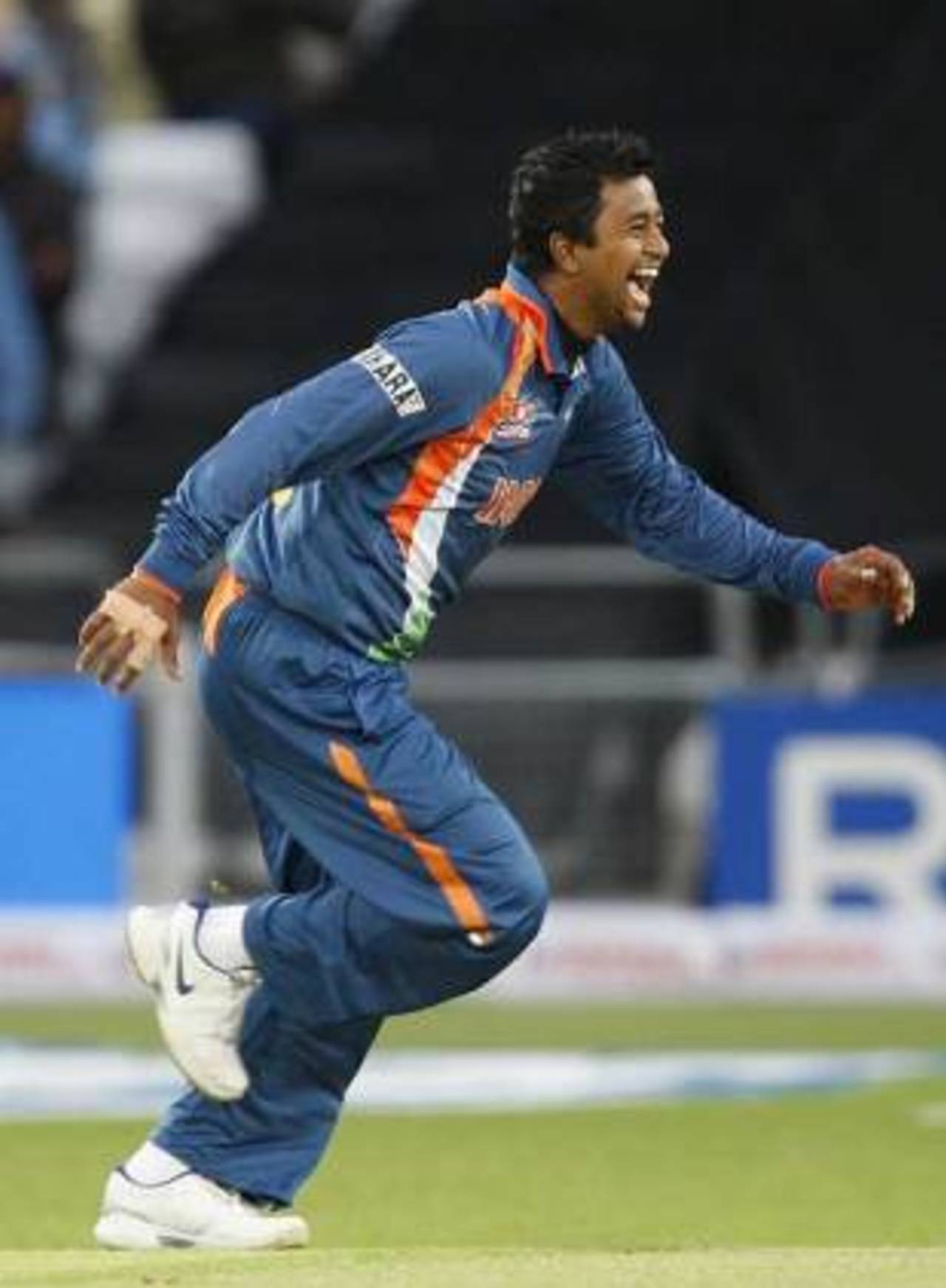 Pragyan Ojha capped a memorable Twenty20 debut, Bangladesh v India, ICC World Twenty20, Trent Bridge, June 6, 2009