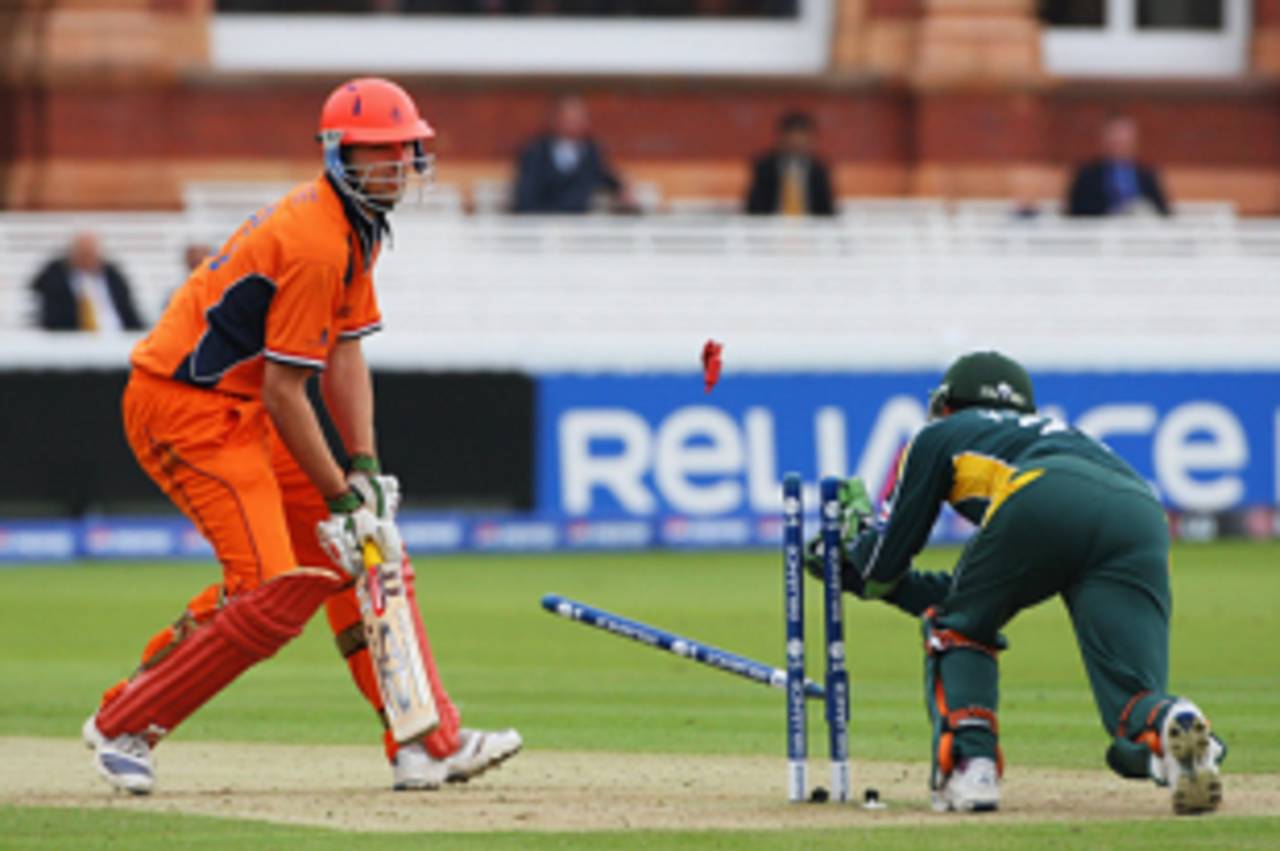 It was Pakistan's slow bowlers who proved too much for the Netherlands batsmen to handle&nbsp;&nbsp;&bull;&nbsp;&nbsp;Getty Images