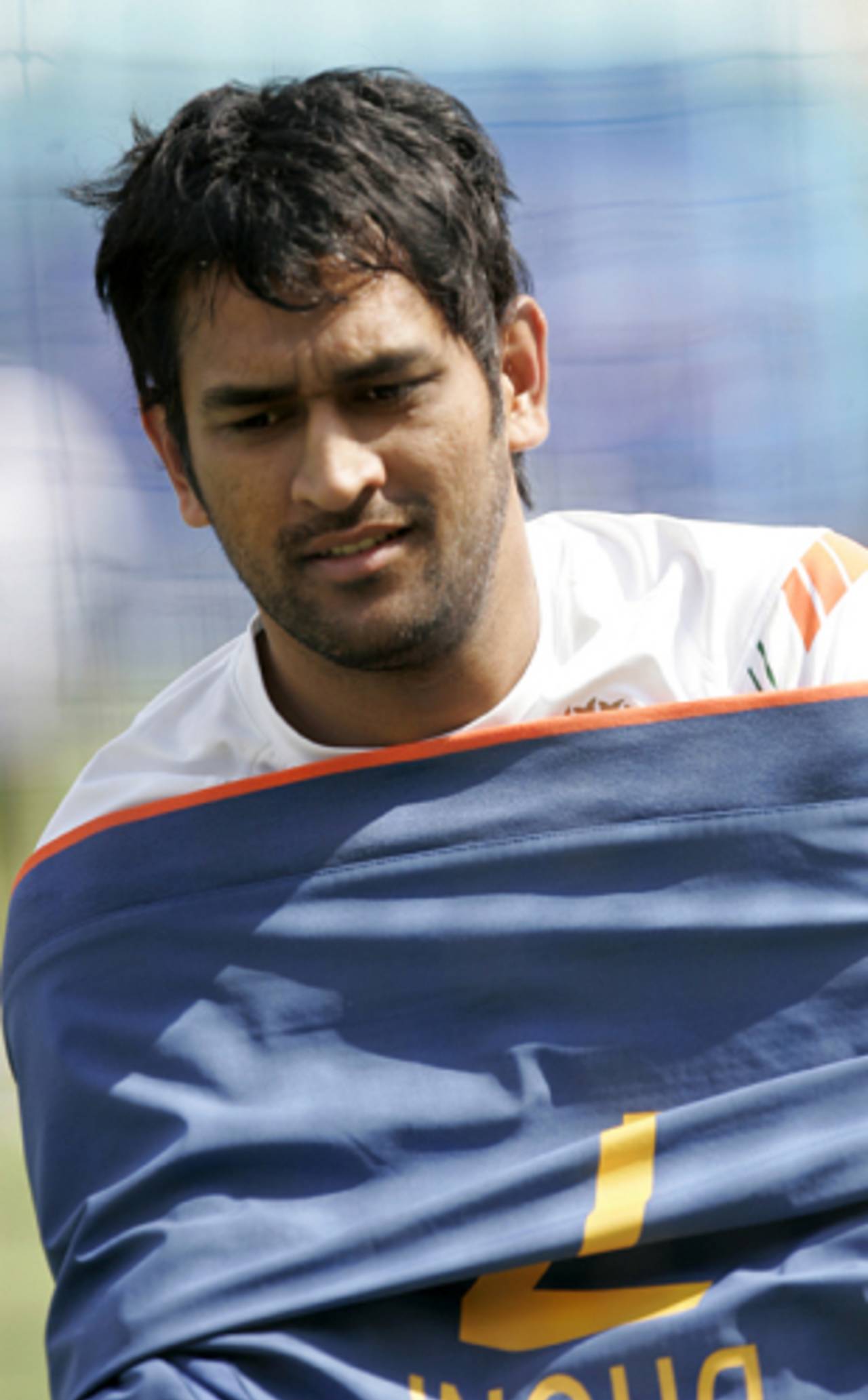 MS Dhoni at India's training session, Lord's, June 11, 2009