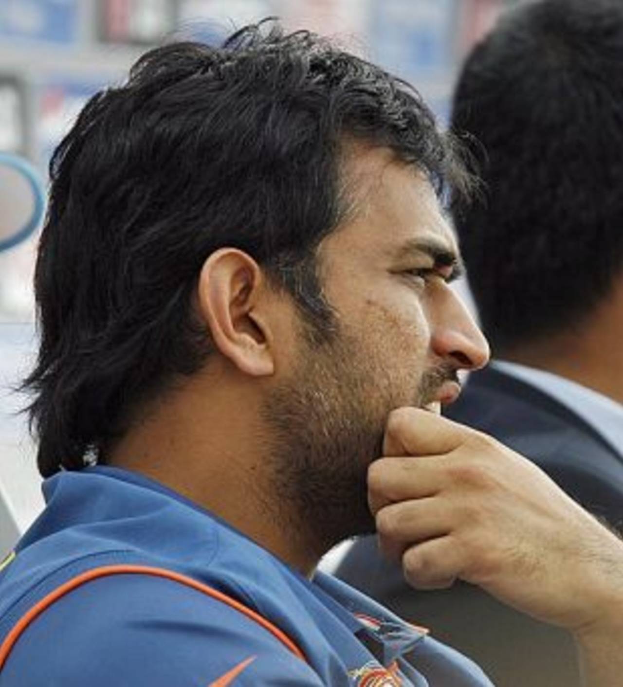 MS Dhoni wears a worried look, England v India, ICC World Twenty20 Super Eights, Lord's, June 14, 2009