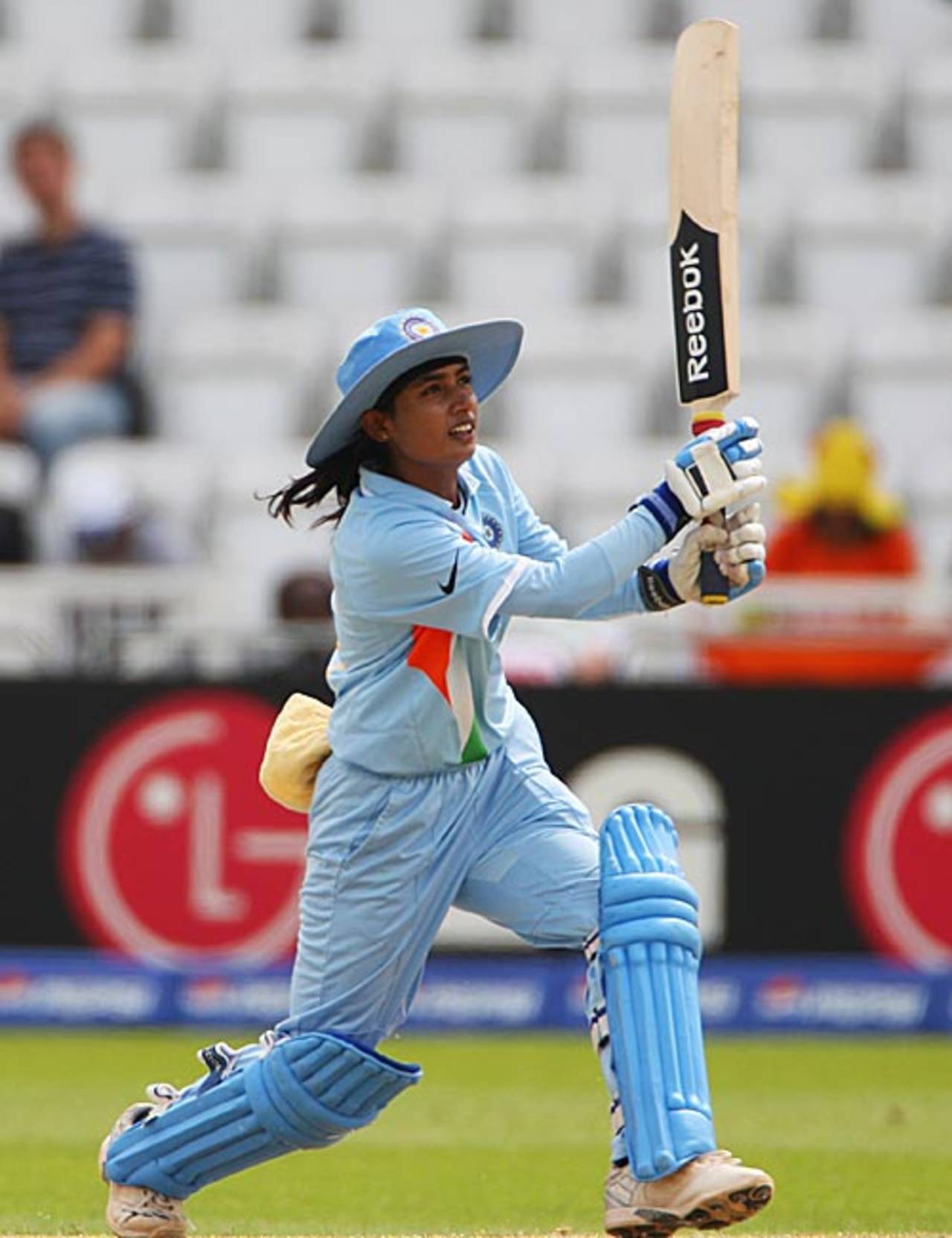 Mithali Raj miscues one, India v New Zealand, 1st semi-final, ICC Women's World Twenty20, Trent Bridge, June 18, 2009