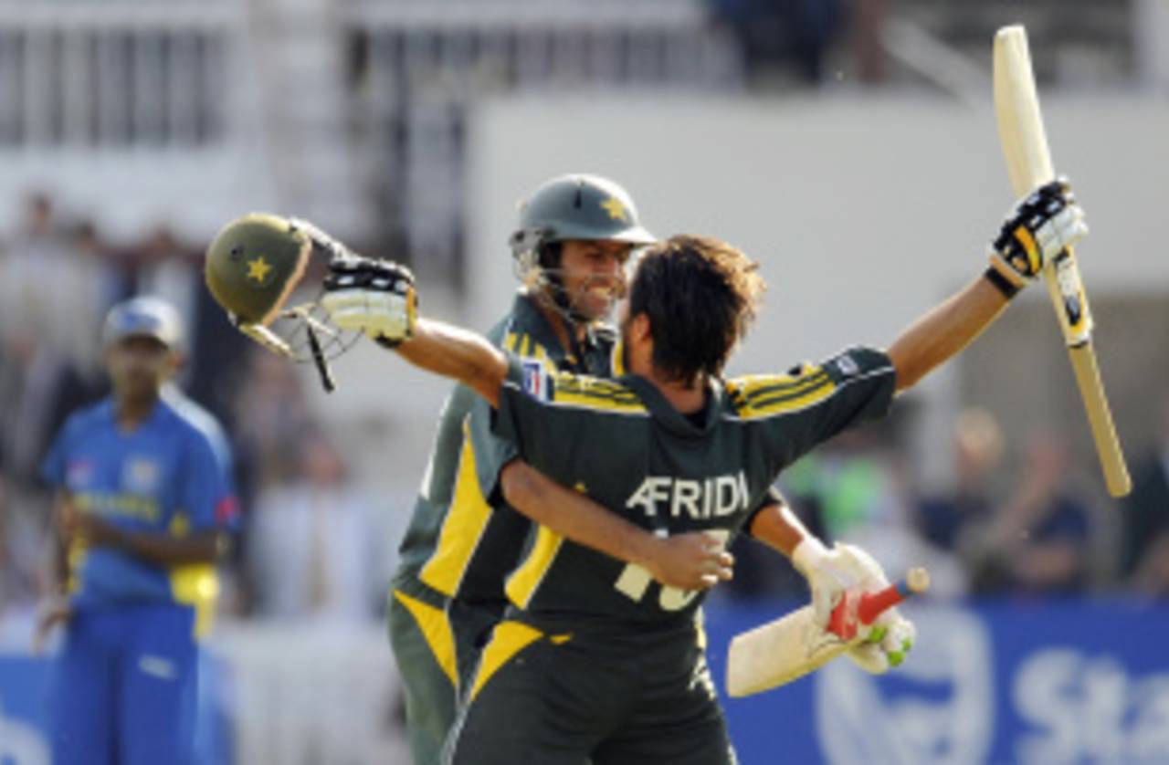 Shoaib Malik: "We had the momentum with us and with Afridi finding his batting form, it was almost like we were destined to win"&nbsp;&nbsp;&bull;&nbsp;&nbsp;AFP