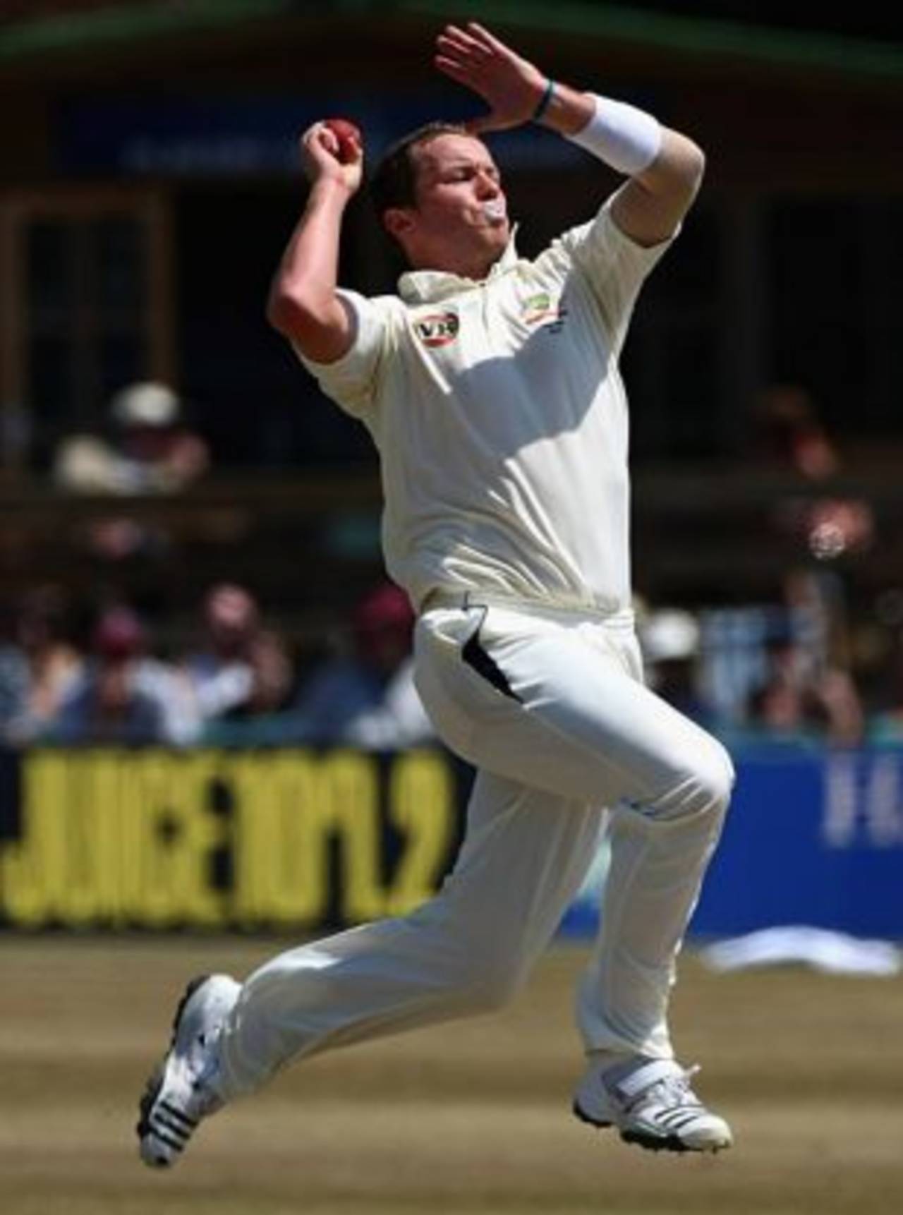 Siddle's seam position is so bolt upright that it doesn't give you an early clue about how it's going to swing&nbsp;&nbsp;&bull;&nbsp;&nbsp;Getty Images