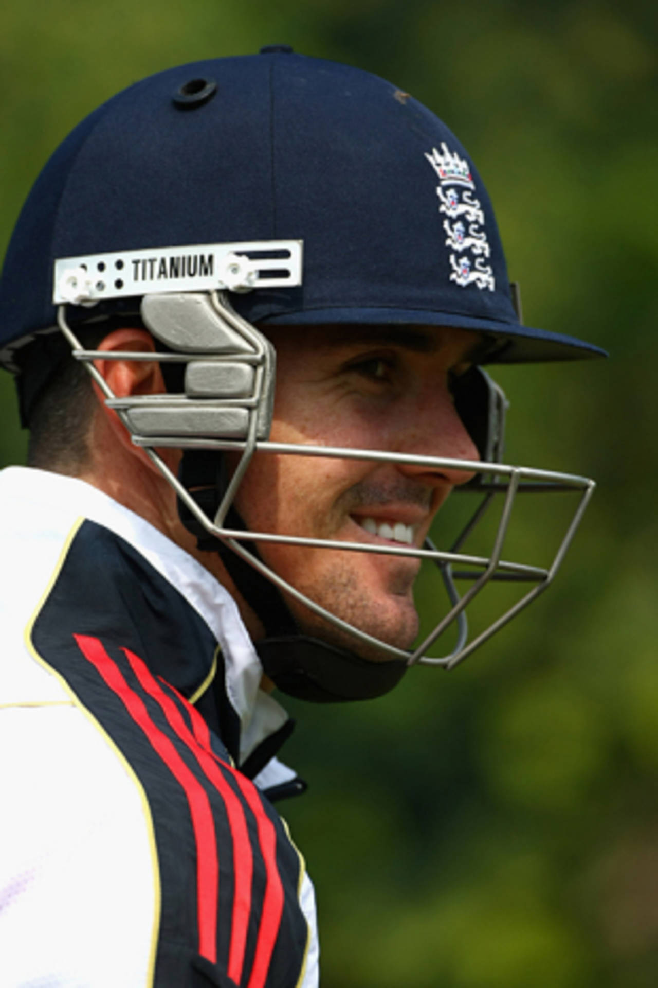 Kevin Pietersen at the England nets session, Cardiff, July 6, 2006