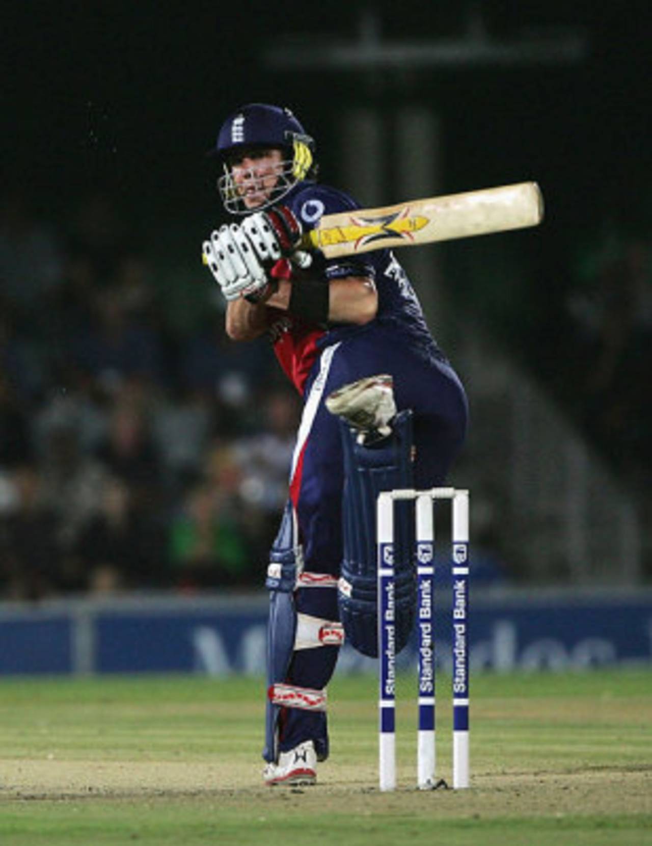 Kevin Pietersen on his way to a century, East London, England v South Africa, February 9, 2005