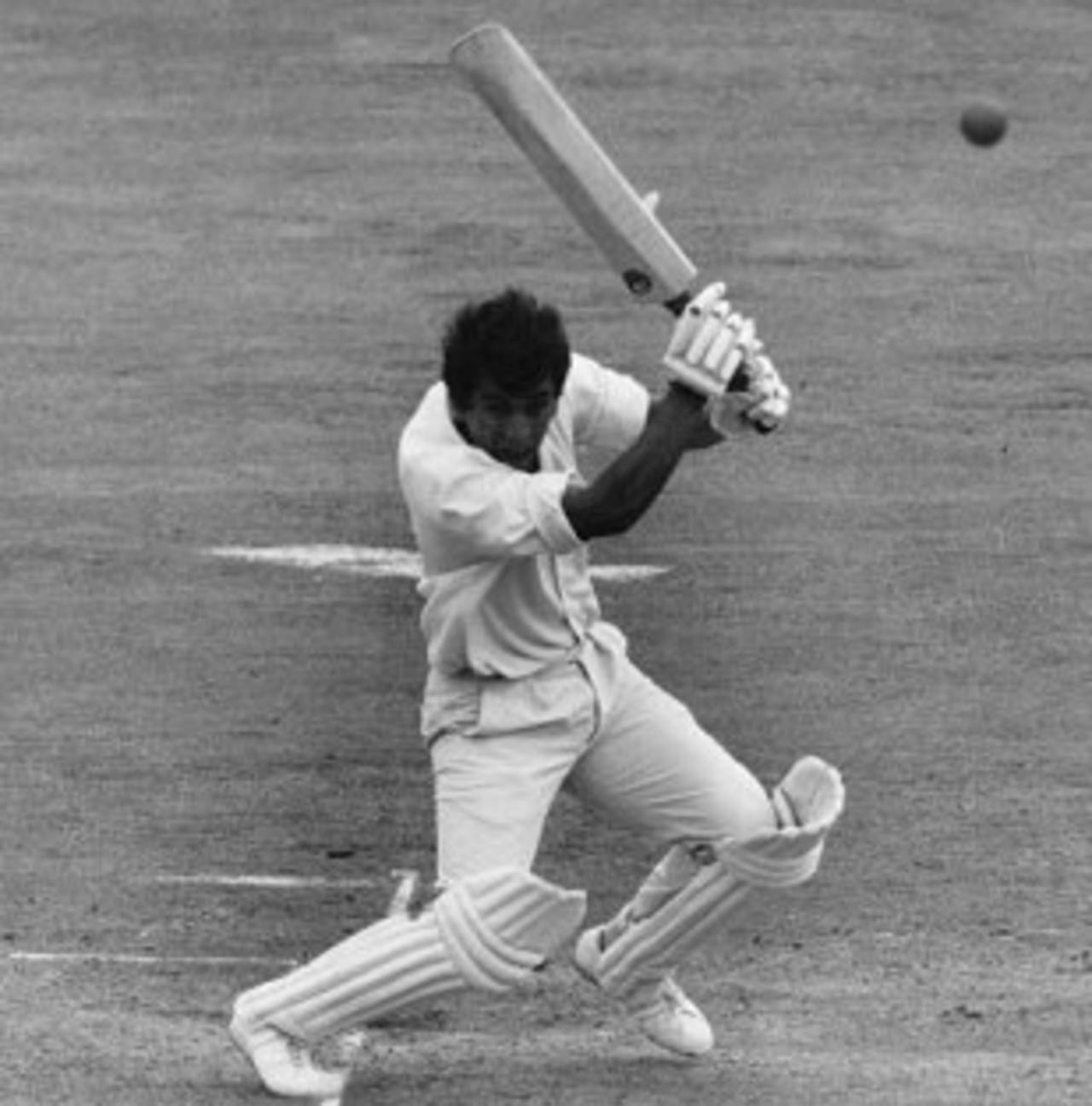 Sunil Gavaskar cuts on his way to a half-century, England v India, 2nd Test, Old Trafford, 3rd day, August 7, 1971