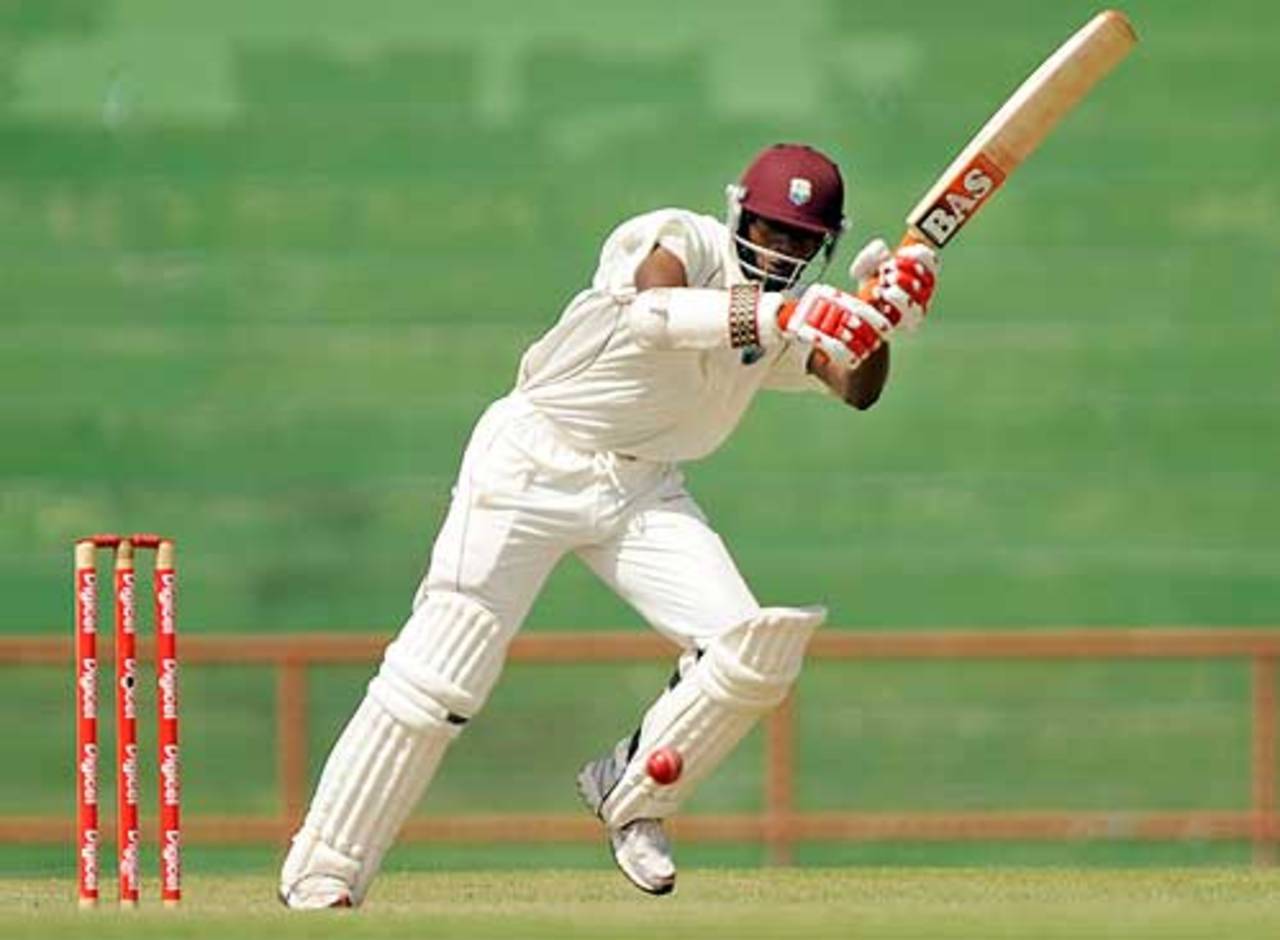 Omar Phillips clips to leg, West Indies v Bangladesh, 1st Test, Kingstown, 3rd day, July 11, 2009