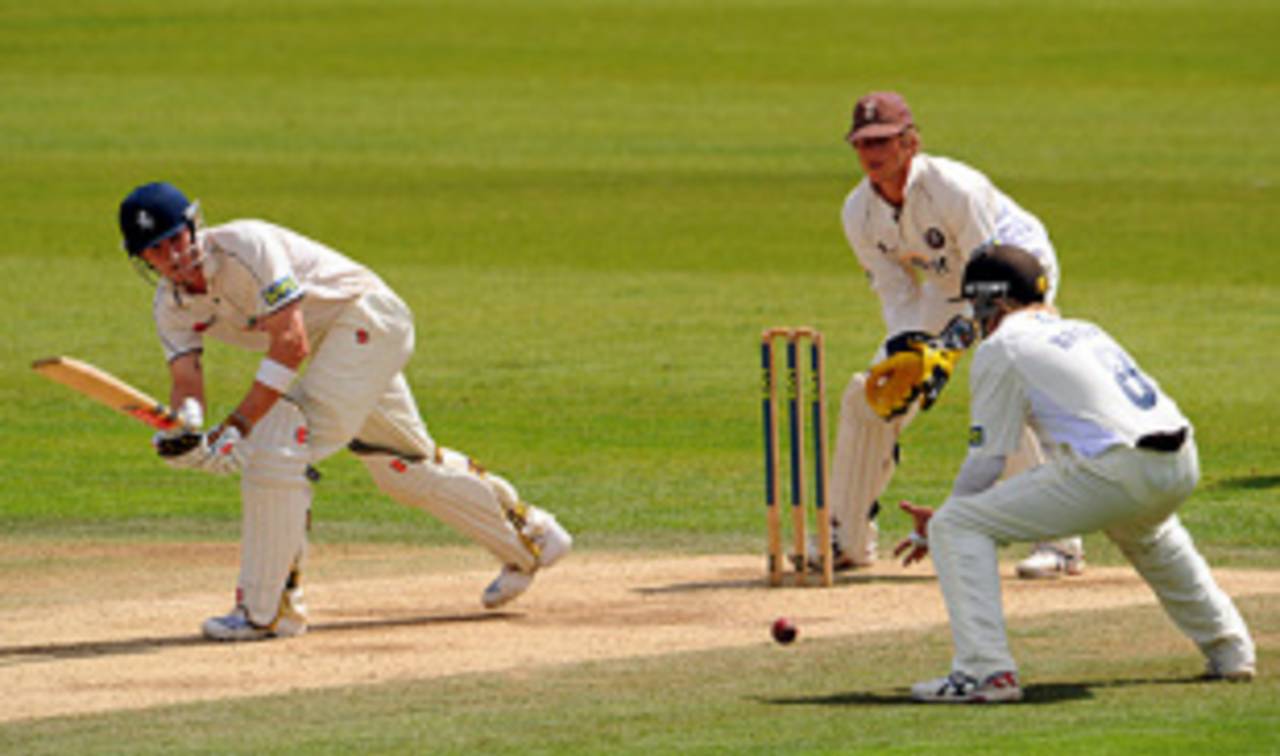 Joe Denly flicks through short-leg, Surrey v Kent, The Oval, July 12, 2009