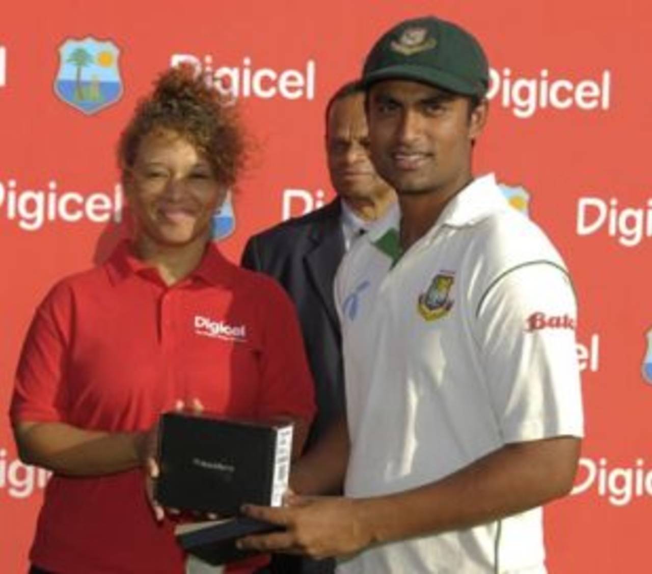Tamim Iqbal was named Man of the Match for his maiden Test century which enabled his team to post a substantial target&nbsp;&nbsp;&bull;&nbsp;&nbsp;&copy; DigicelCricket.com/Brooks La Touche Photography