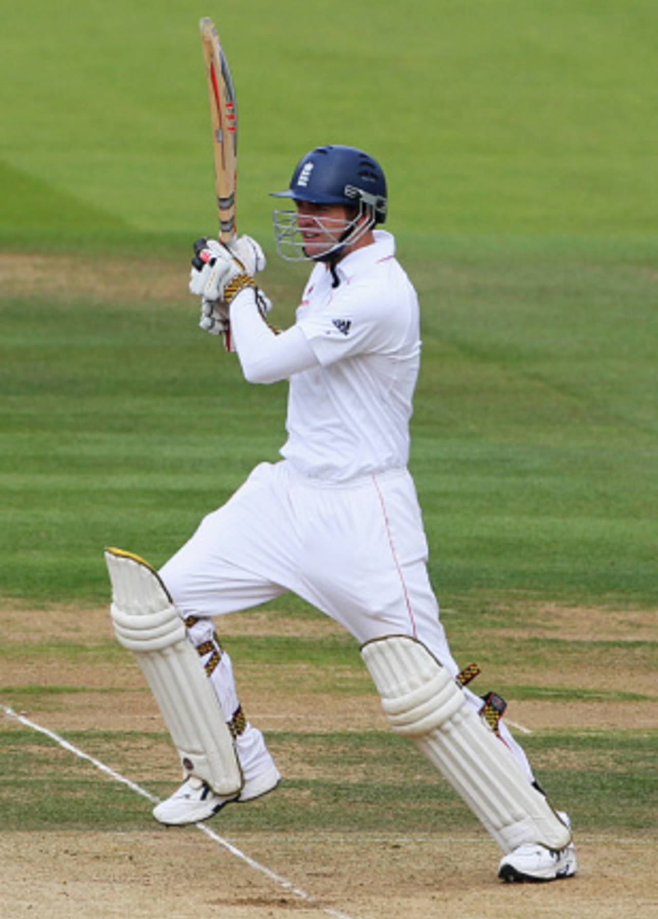 James Anderson drives elegantly off the back foot, England v Australia, 2nd Test, Lord's, 2nd day, July 17, 2009