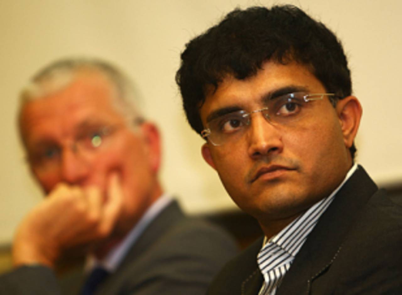 Sourav Ganguly at the ICC Centenary History Conference, Oxford, July 22, 2009