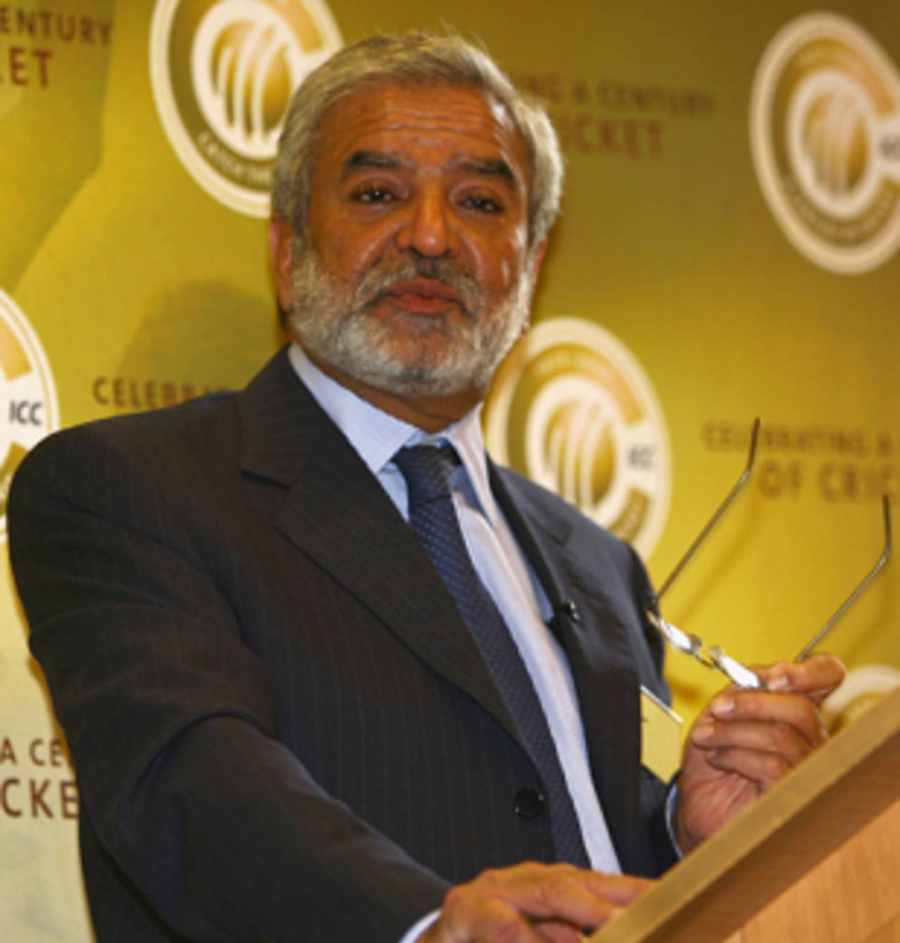 Ehsan Mani dissected the draft proposal of the BCCI, ECB and CA in a 13-page statement&nbsp;&nbsp;&bull;&nbsp;&nbsp;Getty Images