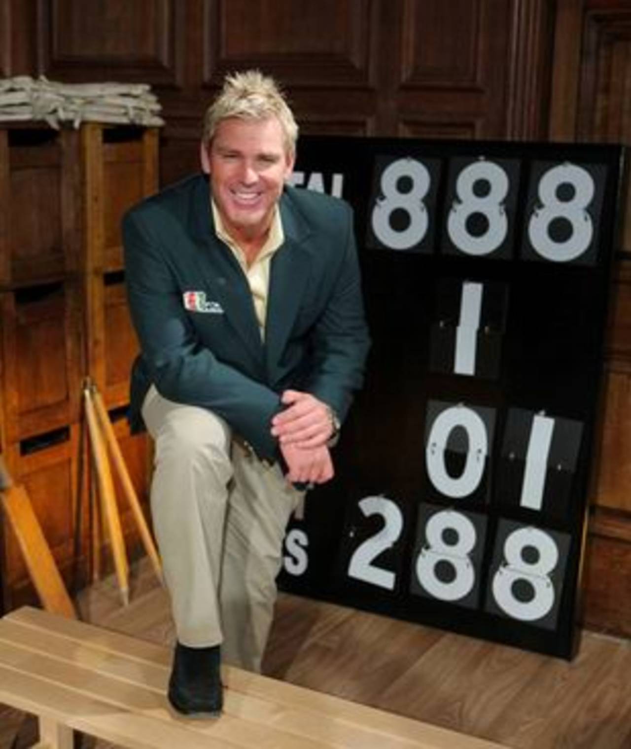 Shane Warne at the Poker Ashes, June 2009
