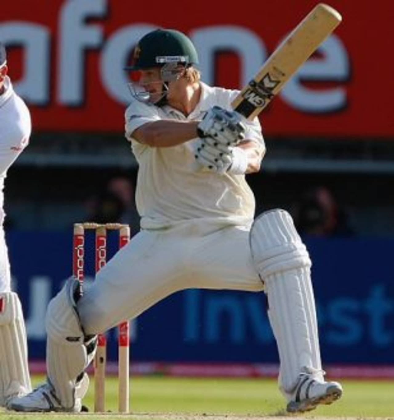 Shane Watson cuts during his fluent innings, England v Australia, 3rd Test, Edgbaston, 1st day, July 30, 2009