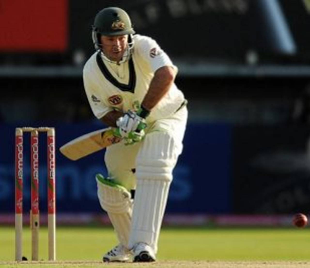 Ricky Ponting went past Allan Border during his first innings at Edgbaston&nbsp;&nbsp;&bull;&nbsp;&nbsp;Getty Images