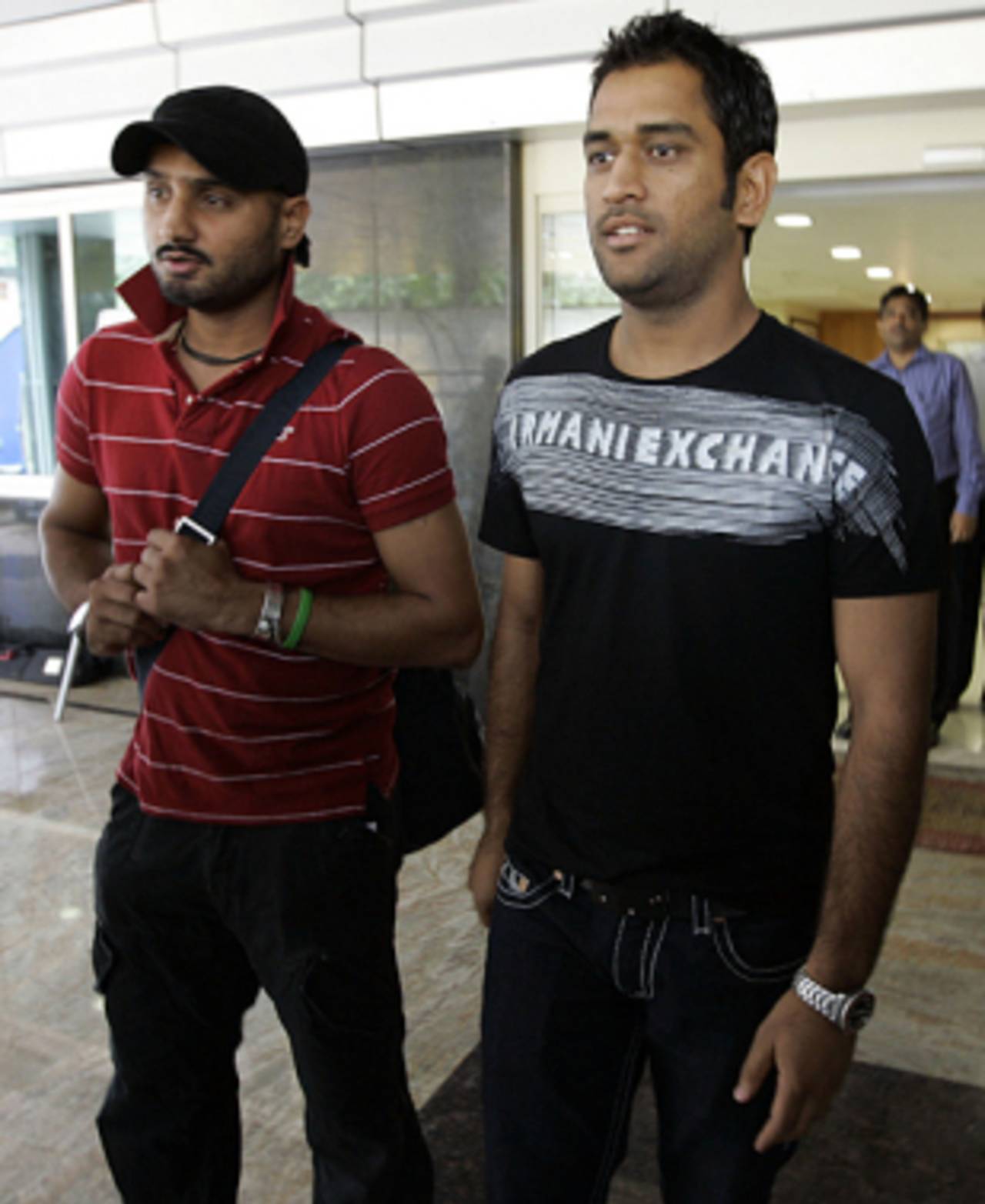 Players like MS Dhoni and Harbhajan Singh maintained that security concerns remained if they had to reveal their location in advance&nbsp;&nbsp;&bull;&nbsp;&nbsp;Associated Press