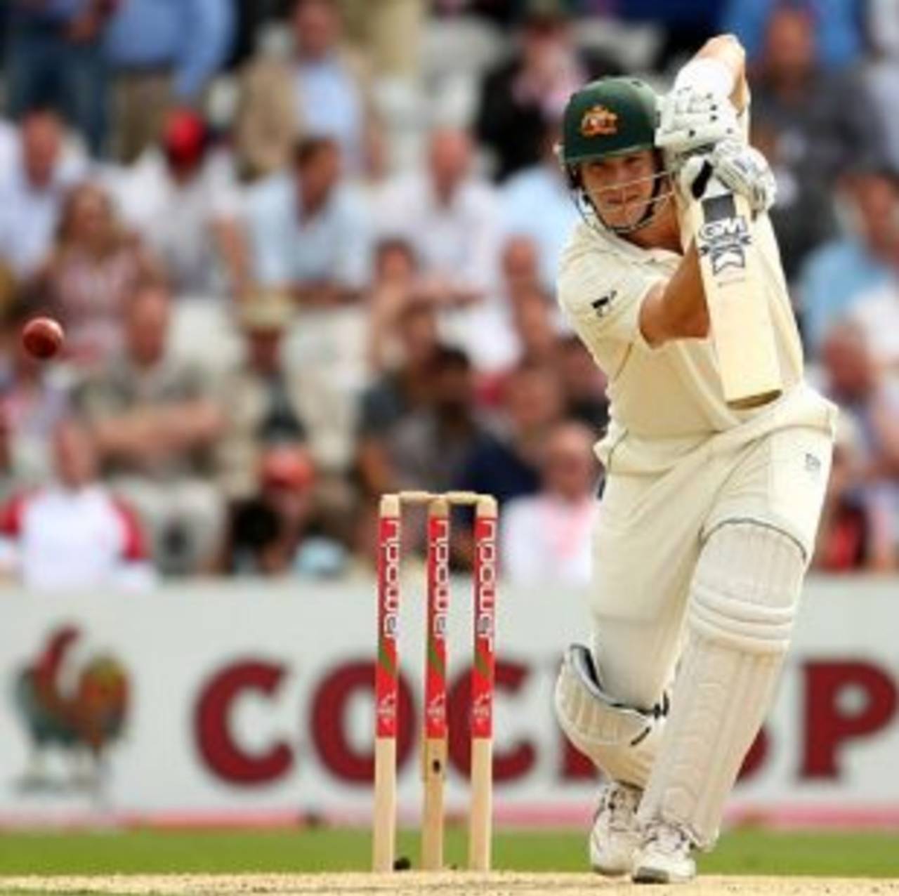 Shane Watson scored his third consecutive half-century of the series, England v Australia, 4th Test, Headingley, 1st day, August 7, 2009