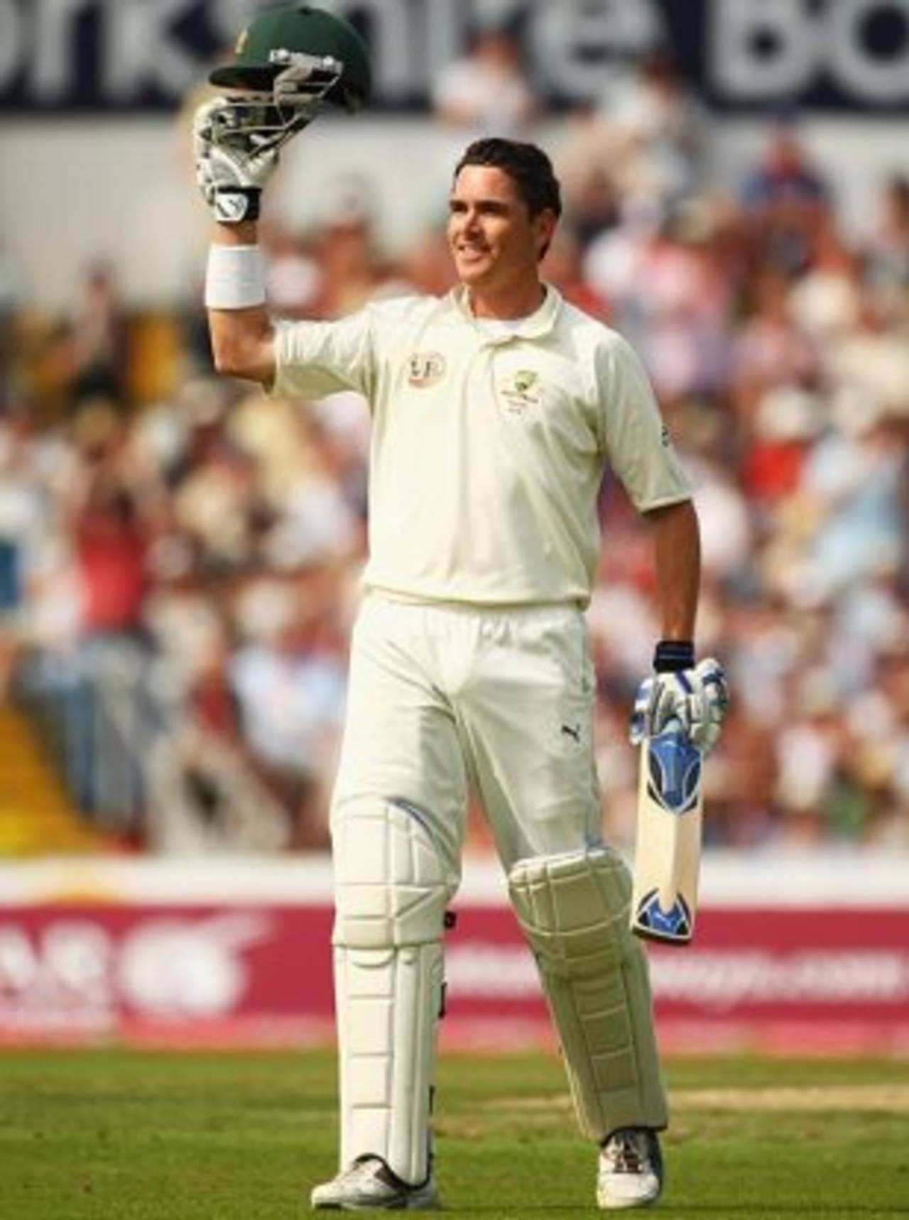 Marcus North celebrates his 100, England v Australia, 4th Test, Headingley, 2nd day, August 8, 2009