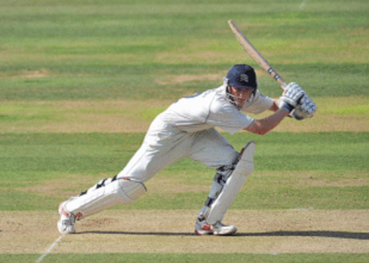 Sam Robson plays one through point, Middlesex v Essex, County Championship, Division Two, Lord's, August 11, 2009 