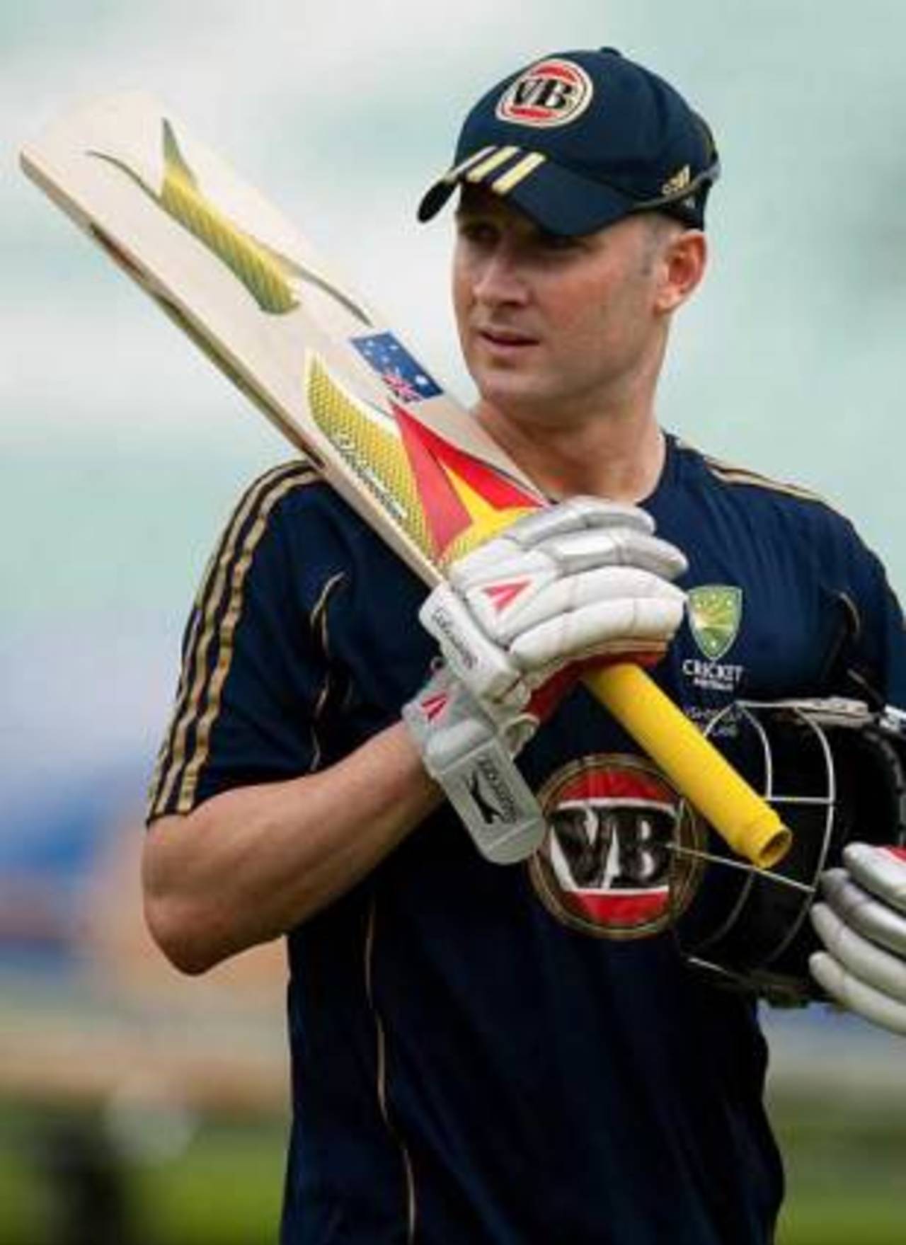 Michael Clarke wants to get into the indoor nets ... but can't&nbsp;&nbsp;&bull;&nbsp;&nbsp;PA Photos