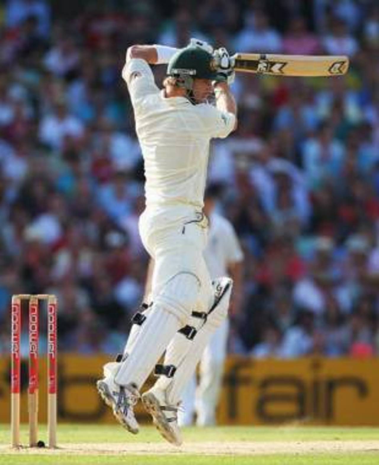 Shane Watson plays elegantly through the off side, England v Australia, 5th Test, The Oval, 3rd day, August 22, 2009