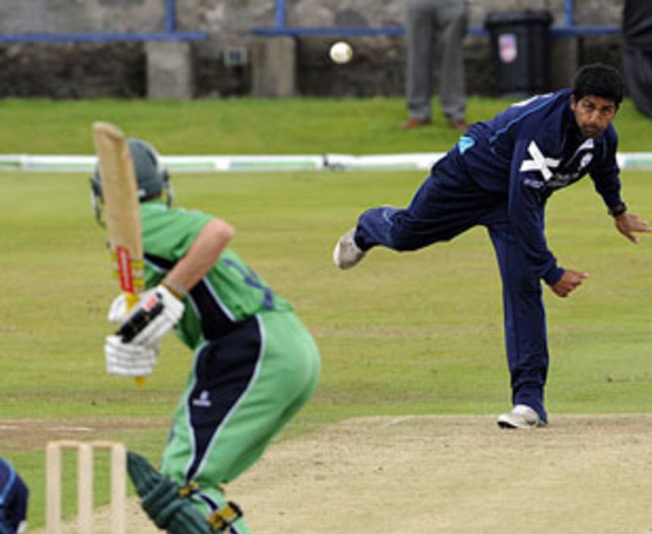 Majid Haq took 2 for 18, Scotland v Ireland, 1st ODI, Aberdeen, August 22, 2009