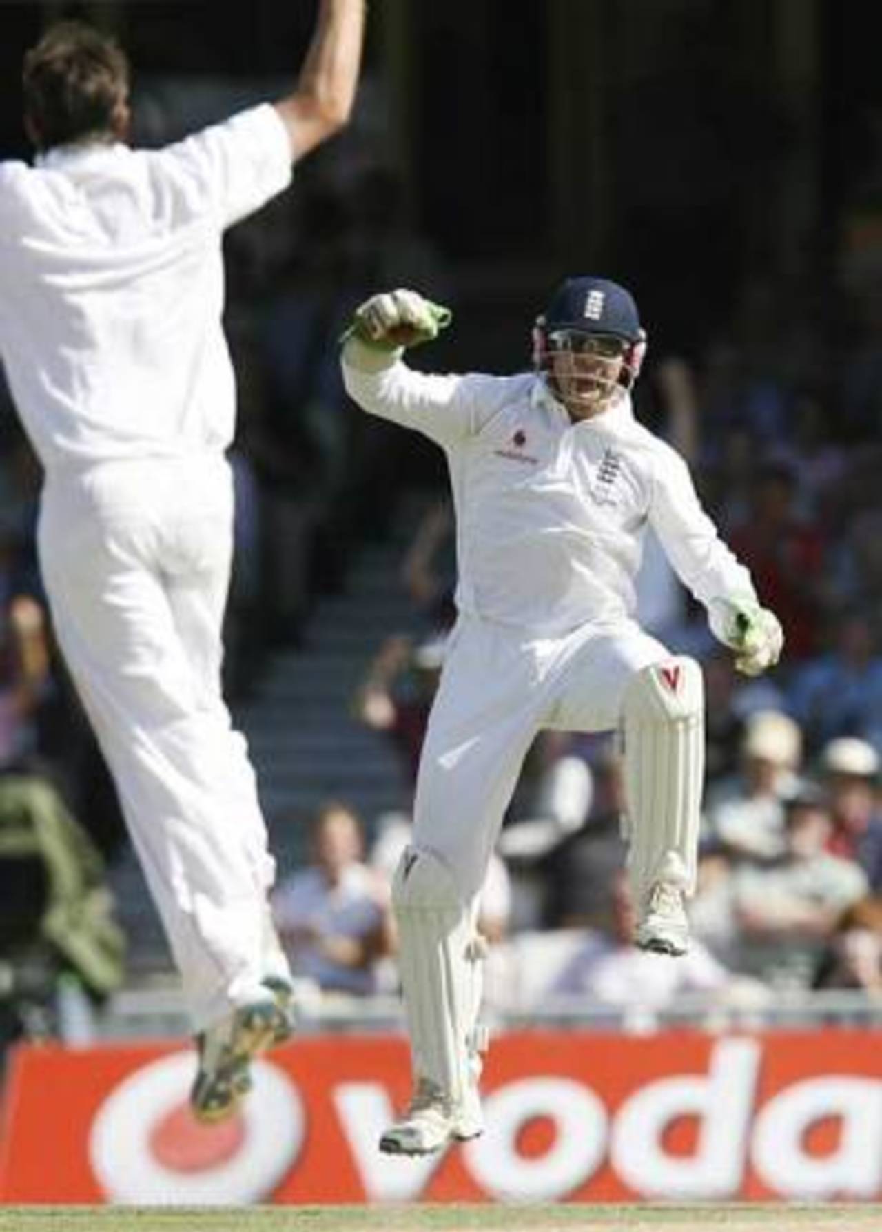 Matt Prior celebrates his superb glovework to remove Marcus North, England v Australia, 5th Test, The Oval, 4th day, August 23, 2009