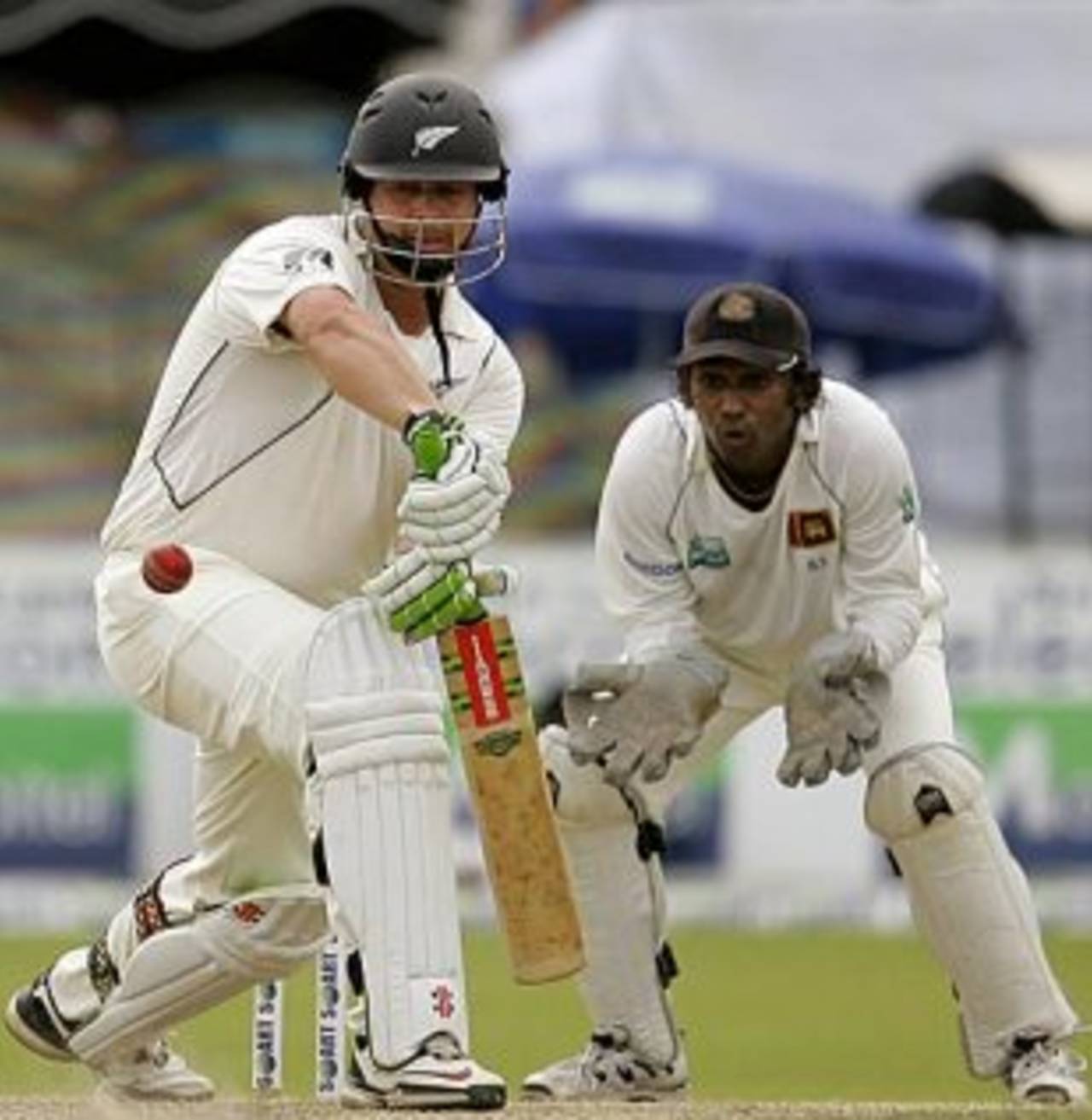 Jesse Ryder impressed in his brief stay at the crease, Sri Lanka v New Zealand, 2nd Test, SSC, Colombo, 2nd day, August 27, 2009 