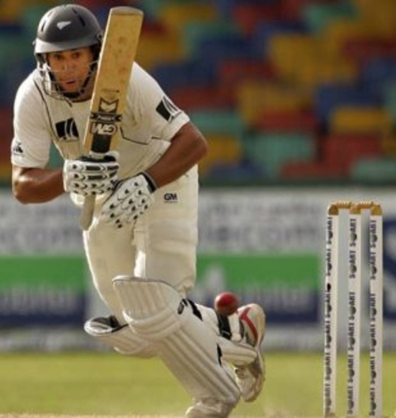 Ross Taylor works one through the leg side, Sri Lanka v New Zealand, 2nd Test, SSC, Colombo, 2nd day, August 27, 2009 