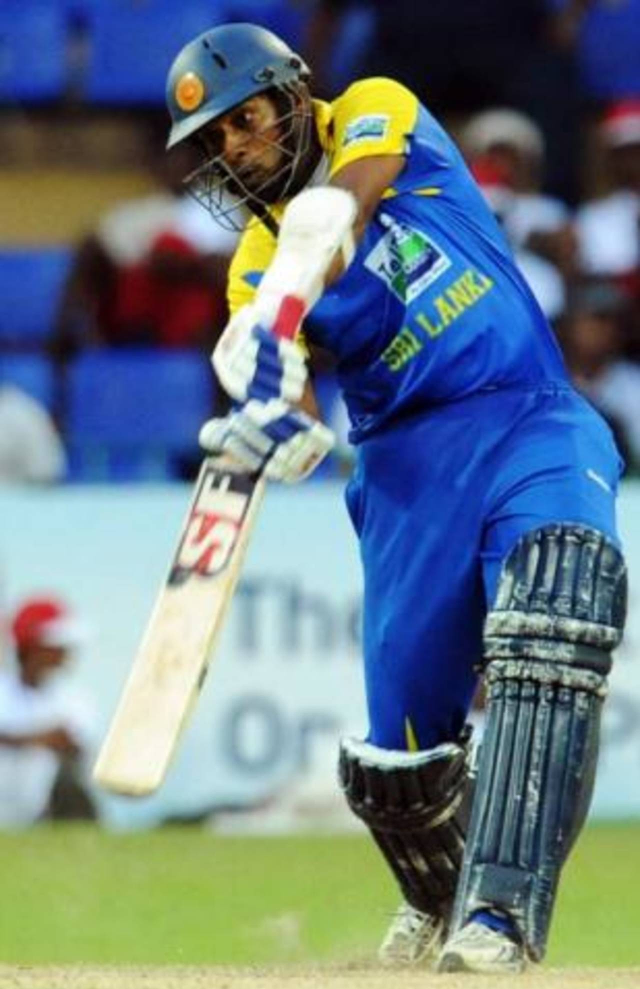 Thilan Samaraweera drives hard, Sri Lanka v New Zealand, 1st match, Compaq Cup, Colombo, September 8, 2009