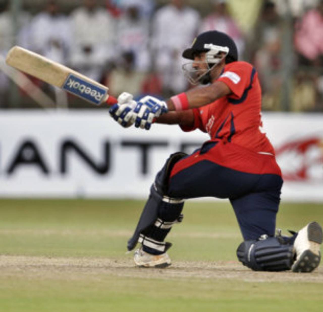 Robin Uthappa swipes the ball towards the leg side, Air India Blue v Air India Red, BCCI Corporate Trophy final, Bangalore, September 8 ,2009